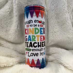 Kindergarten teacher crazy enough to love it