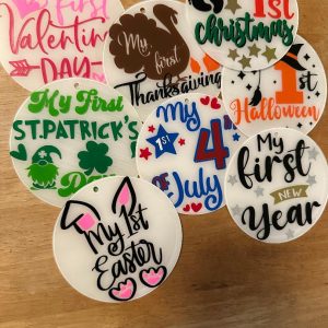 Baby Holiday Flat Ornament