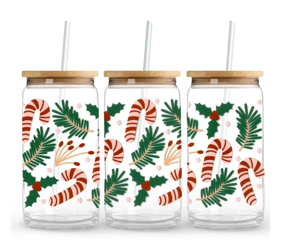 christmas pine candy cane