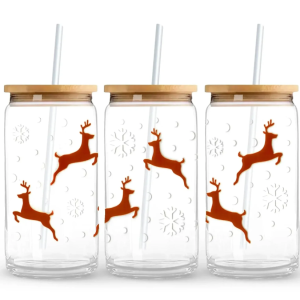 Christmas Reindeer Snow Flakes