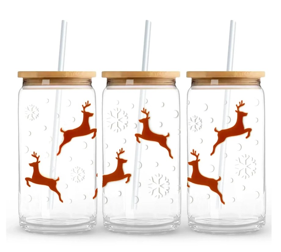 Christmas Reindeer Snow Flakes