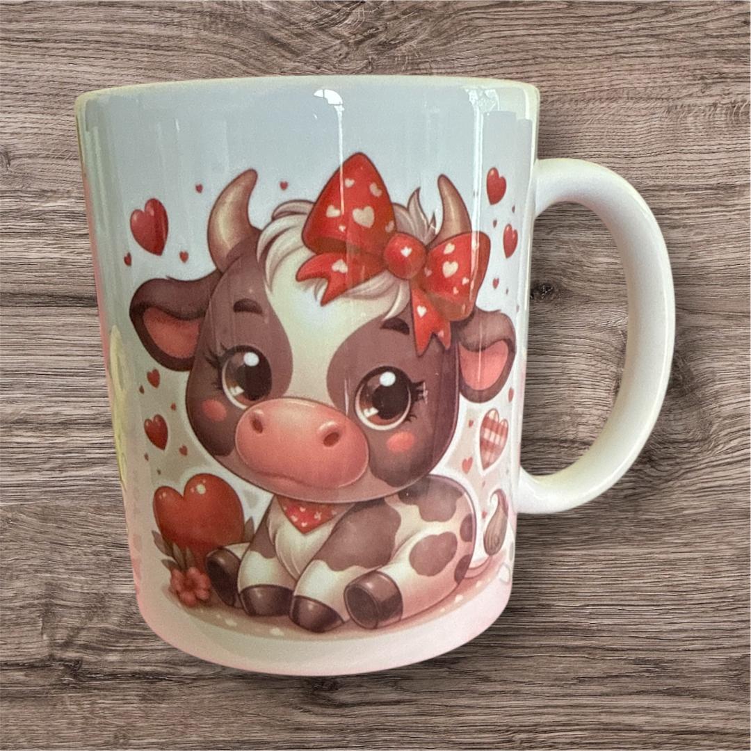 Valentine Cow Mug